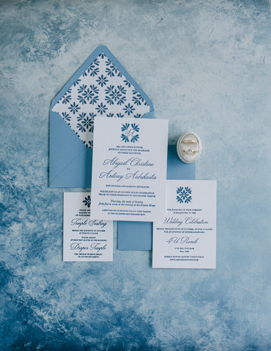 Flat Lay Styling Mat – Double-Sided Photography Mat - Ocean Eyes- Rollable Flat Lay Background – Olive and Oak