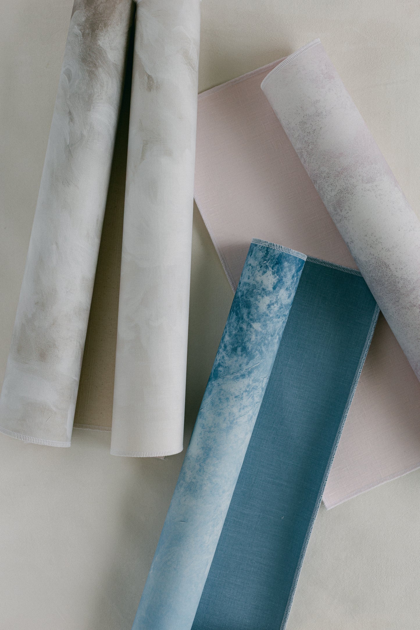 Flat Lay Styling Mat – Double-Sided Photography Backdrop - Blush Reverie Artisan Palette Mat -Rollable Flat Lay Background – Olive and Oak