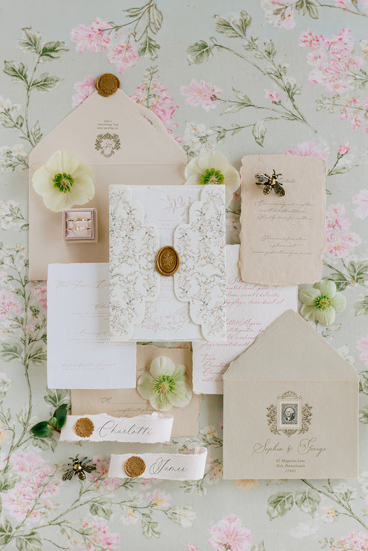 Flat Lay Styling Mat – Double-Sided Photography Backdrop | English Garden| Olive and Oak