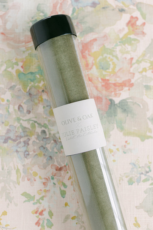 The Julie Paisley Mat! Double Sided, Rollable Styling Surface.