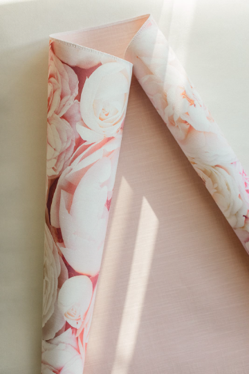 Flat Lay Styling Mat – Double-Sided Photography Backdrop - Bouquet Linen Signature Mat -Rollable Flat Lay Background – Olive and Oak