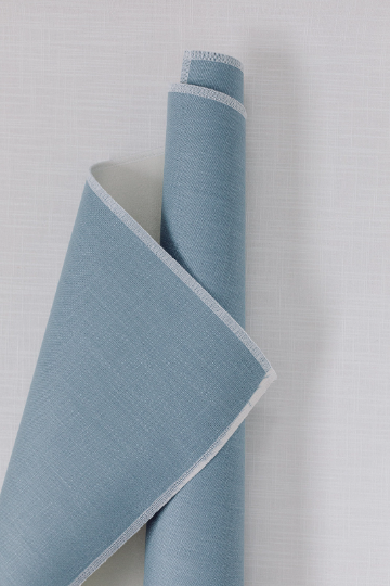 Carolina Blue Linen Flat Lay Styling Mat - Perfect Photographer Backdrop