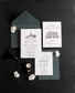 Flat Lay Styling Mat – Double-Sided Photography Backdrop - Midnight Noir Linen -Rollable Flat Lay Background – Olive and Oak