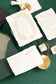 Gold Ceramic Dishes Set of 2