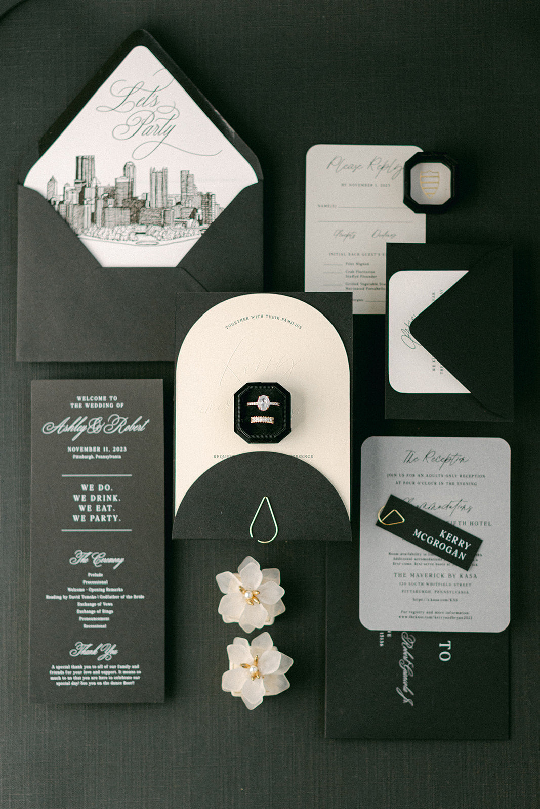 Professional Flat Lay Styling Mat Kit | 6 Double-Sided Backdrops + Ceramic Dishes for Wedding & Product Photography