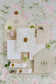 Flat Lay Styling Mat – Double-Sided Photography Backdrop | English Garden| Olive and Oak