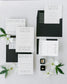 Flat Lay Starter Styling Kit for the perfect gift. This Kit has 3 mats and a set of 2 ceramic dishes. Flat Lay Styling Mat – Double-Sided Photography Backdrop. Rollable Flat Lay Background – Olive and Oak