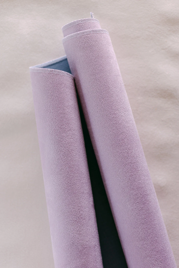 Lavender Suede Flat Lay Styling Mat - Double Sided, Rollable Styling Surface. Mat Mood Boards created Easily! Product Backdrop for Instagram