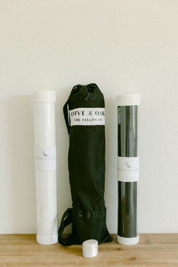 Triple Threat Flat Lay Styling Mat Bundle | Styling Mat, Cover & Travel Bag for Wedding Detail Photography