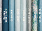 Carolina Blue Linen Flat Lay Styling Mat - Perfect Photographer Backdrop