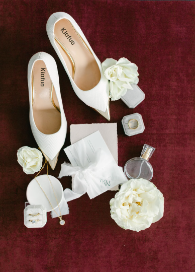 Flat Lay Styling Mat – Double-Sided Photography Backdrop - Burgundy Suede -Rollable Flat Lay Background – Olive and Oak