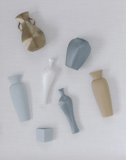 Flat Decorative Vases for Flat Lay Styling