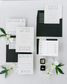 Textured White Linen Rollable Styling Mat -